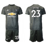Men 2020-2021 club Manchester United away 23 black Soccer Jerseys