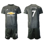 Men 2020-2021 club Manchester United away 7 white Soccer Jerseys