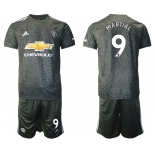 Men 2020-2021 club Manchester United away 9 black Soccer Jerseys