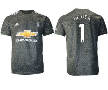 Men 2020-2021 club Manchester United away aaa version 1 black Soccer Jerseys