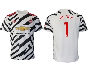 Men 2020-2021 club Manchester United away aaa version 1 white Soccer Jerseys