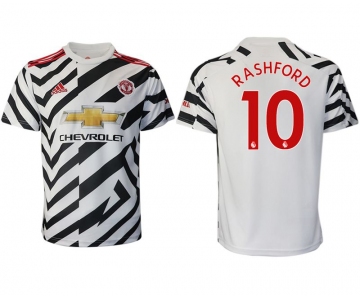 Men 2020-2021 club Manchester United away aaa version 10 white Soccer Jerseys1