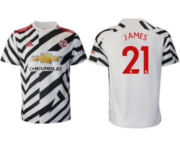 Men 2020-2021 club Manchester United away aaa version 21 white Soccer Jerseys