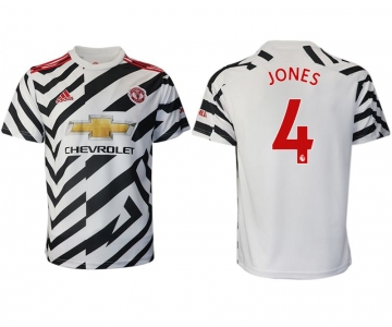 Men 2020-2021 club Manchester United away aaa version 4 white Soccer Jerseys