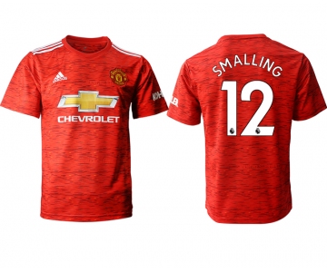 Men 2020-2021 club Manchester United home aaa version 12 red Soccer Jerseys
