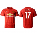 Men 2020-2021 club Manchester United home aaa version 17 red Soccer Jerseys
