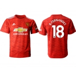 Men 2020-2021 club Manchester United home aaa version 18 red Soccer Jerseys