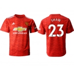 Men 2020-2021 club Manchester United home aaa version 23 red Soccer Jerseys