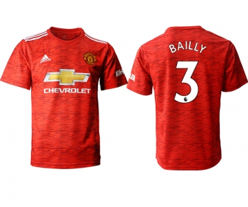 Men 2020-2021 club Manchester United home aaa version 3 red Soccer Jerseys