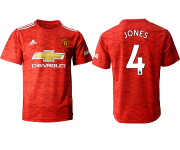 Men 2020-2021 club Manchester United home aaa version 4 red Soccer Jerseys