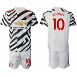 Men 2020-2021 club Manchester united away 10 white Soccer Jerseys