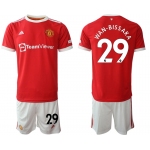 Men 2021-2022 Club Manchester United home red 29 Adidas Soccer Jersey