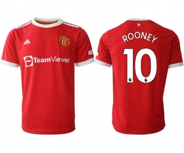 Men 2021-2022 Club Manchester United home red aaa version 10 Adidas Soccer Jersey