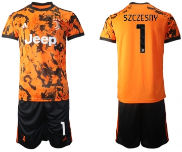 Men 2020-2021 club Juventus Second away 1 orange Soccer Jerseys