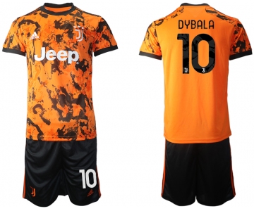 Men 2020-2021 club Juventus Second away 10 orange Soccer Jerseys1