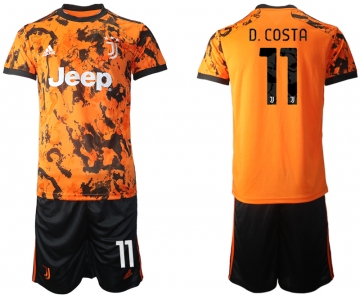 Men 2020-2021 club Juventus Second away 11 orange Soccer Jerseys