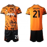 Men 2020-2021 club Juventus Second away 21 orange Soccer Jerseys