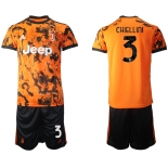 Men 2020-2021 club Juventus Second away 3 orange Soccer Jerseys