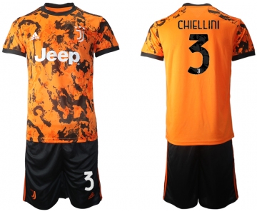 Men 2020-2021 club Juventus Second away 3 orange Soccer Jerseys