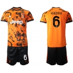 Men 2020-2021 club Juventus Second away 6 orange Soccer Jerseys