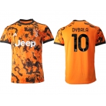 Men 2020-2021 club Juventus Second away aaa version 10 orange Soccer Jerseys1