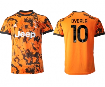 Men 2020-2021 club Juventus Second away aaa version 10 orange Soccer Jerseys1