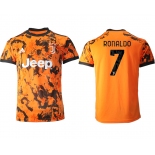 Men 2020-2021 club Juventus Second away aaa version 7 orange Soccer Jerseys