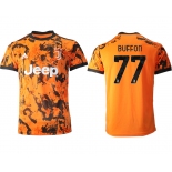 Men 2020-2021 club Juventus Second away aaa version 77 orange Soccer Jerseys