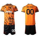 Men 2020-2021 club Juventus Second away customized orange Soccer Jerseys