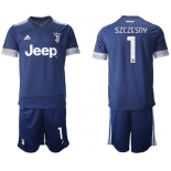 Men 2020-2021 club Juventus away 1 blue Soccer Jerseys