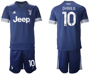 Men 2020-2021 club Juventus away 10 blue Soccer Jerseys