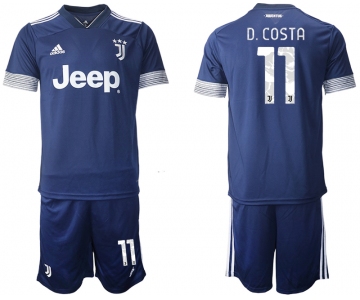 Men 2020-2021 club Juventus away 11 blue Soccer Jerseys