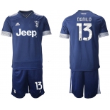 Men 2020-2021 club Juventus away 13 blue Soccer Jerseys