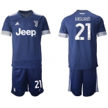 Men 2020-2021 club Juventus away 21 blue Soccer Jerseys