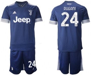 Men 2020-2021 club Juventus away 24 blue Soccer Jerseys