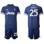 Men 2020-2021 club Juventus away 25 blue Soccer Jerseys