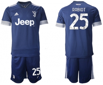 Men 2020-2021 club Juventus away 25 blue Soccer Jerseys