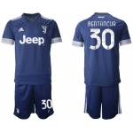 Men 2020-2021 club Juventus away 30 blue Soccer Jerseys