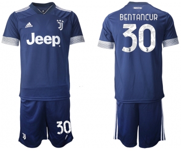 Men 2020-2021 club Juventus away 30 blue Soccer Jerseys