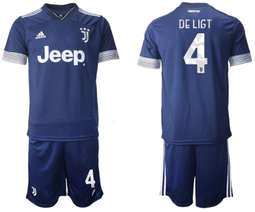 Men 2020-2021 club Juventus away 4 blue Soccer Jerseys