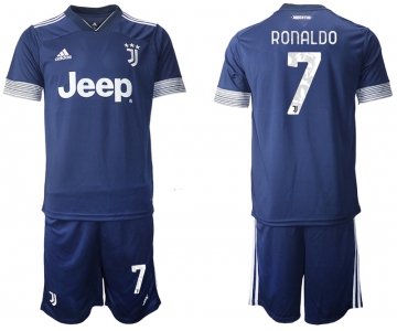 Men 2020-2021 club Juventus away 7 blue Soccer Jerseys