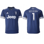 Men 2020-2021 club Juventus away aaa version 1 blue Soccer Jerseys