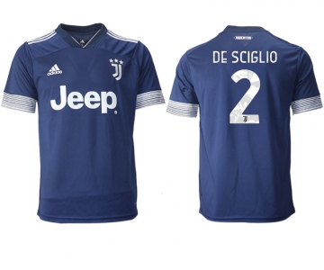 Men 2020-2021 club Juventus away aaa version 2 blue Soccer Jerseys