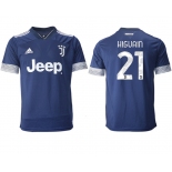 Men 2020-2021 club Juventus away aaa version 21 blue Soccer Jerseys