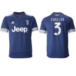 Men 2020-2021 club Juventus away aaa version 3 blue Soccer Jerseys