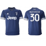 Men 2020-2021 club Juventus away aaa version 30 blue Soccer Jerseys
