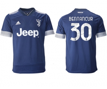 Men 2020-2021 club Juventus away aaa version 30 blue Soccer Jerseys