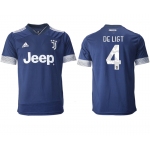 Men 2020-2021 club Juventus away aaa version 4 blue Soccer Jerseys