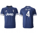 Men 2020-2021 club Juventus away aaa version 4 blue Soccer Jerseys