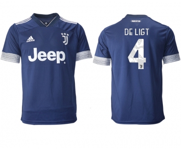 Men 2020-2021 club Juventus away aaa version 4 blue Soccer Jerseys